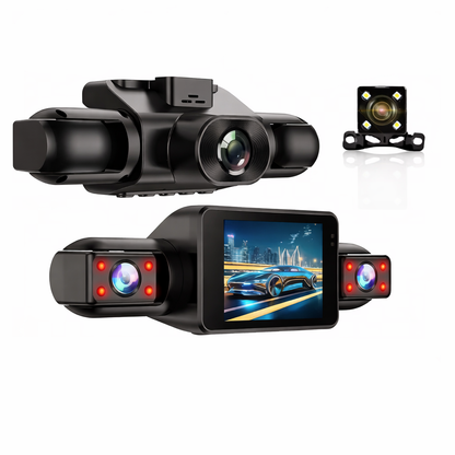Dashcam Voiture 4 Caméras 1080p