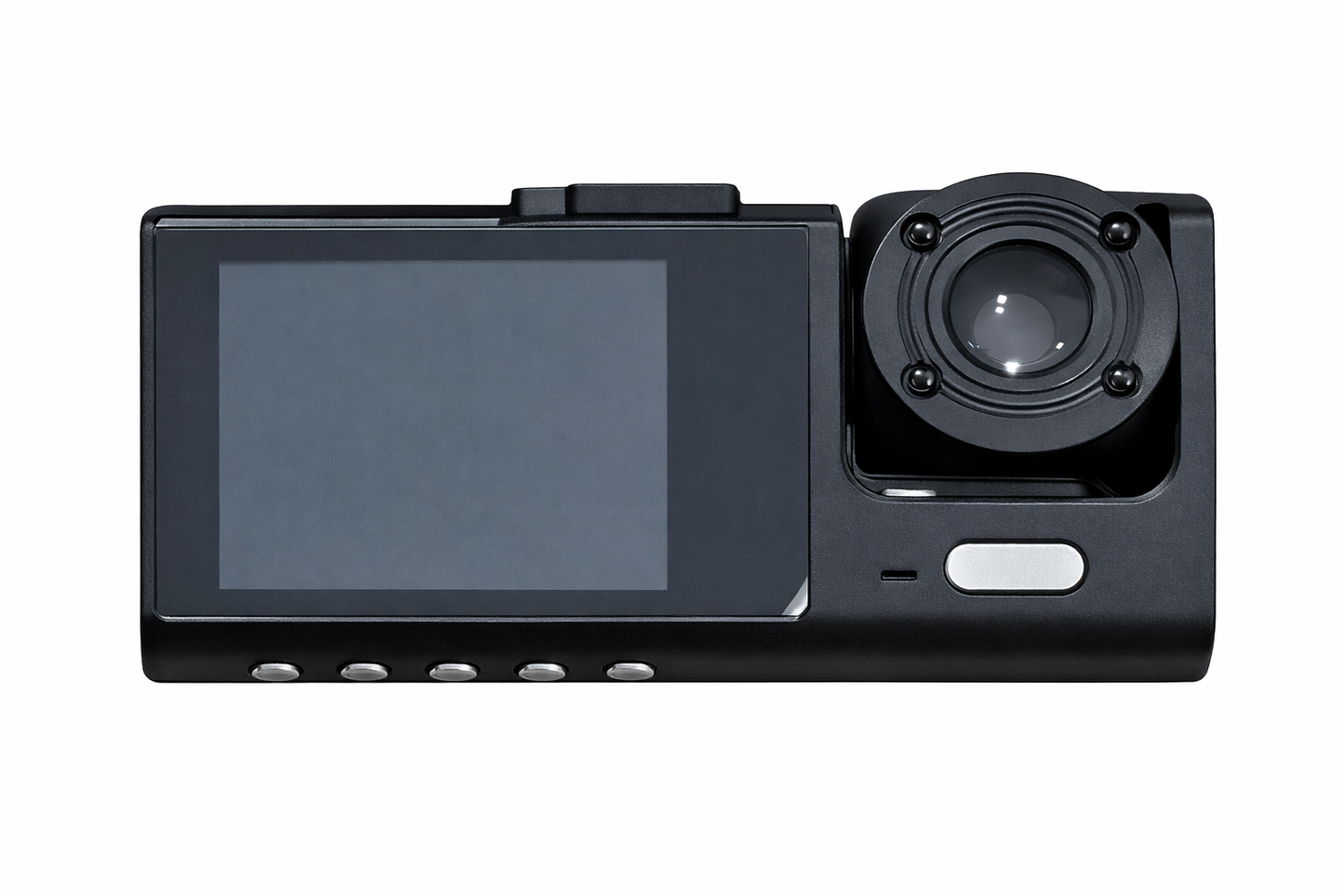 Dashcam voiture 1080p avec caméra avant, intérieure et arrière
